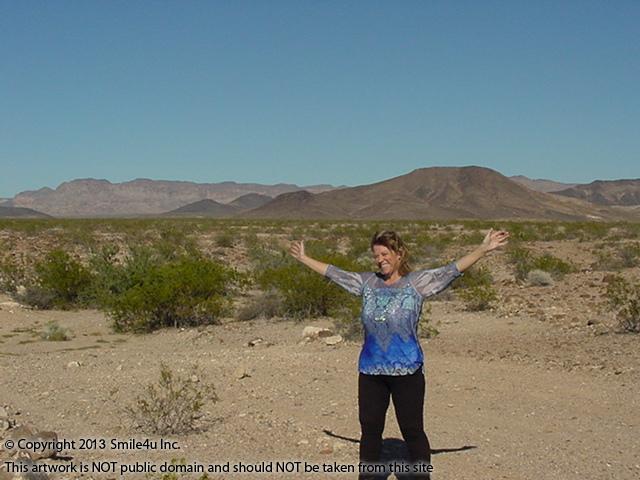 Char the Explorer enjoying Sunshine in early November 2012 Mohave County Arizona.